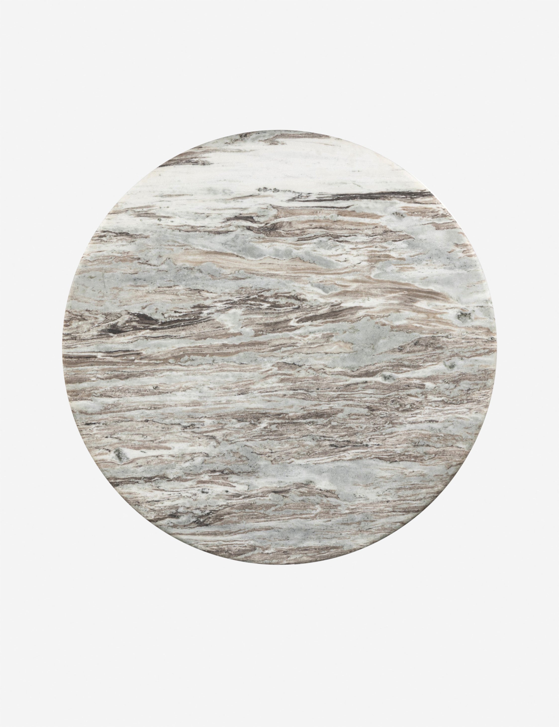Fino Round Dining Table | Sculpted Pedestal, Elegant Curves