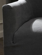 Luxe Swivel Chair | Slipcovered, Modern Accent Design