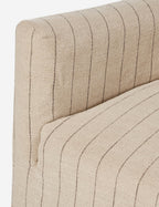 Luxe Swivel Chair | Slipcovered, Modern Accent Design