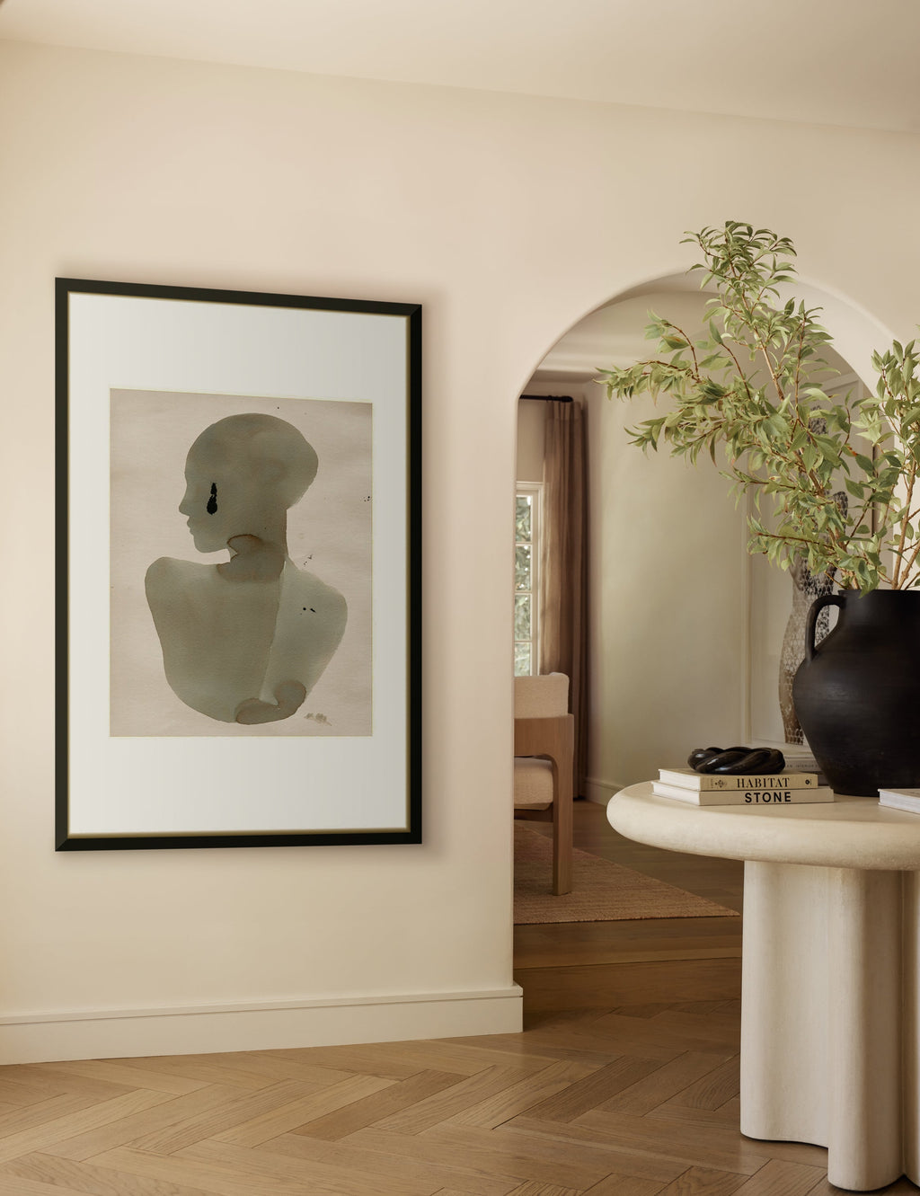 Sara Singh - Back Drop Wall Art by Stampa