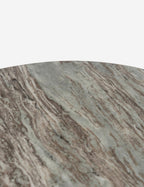 Fino Round Dining Table | Sculpted Pedestal, Elegant Curves