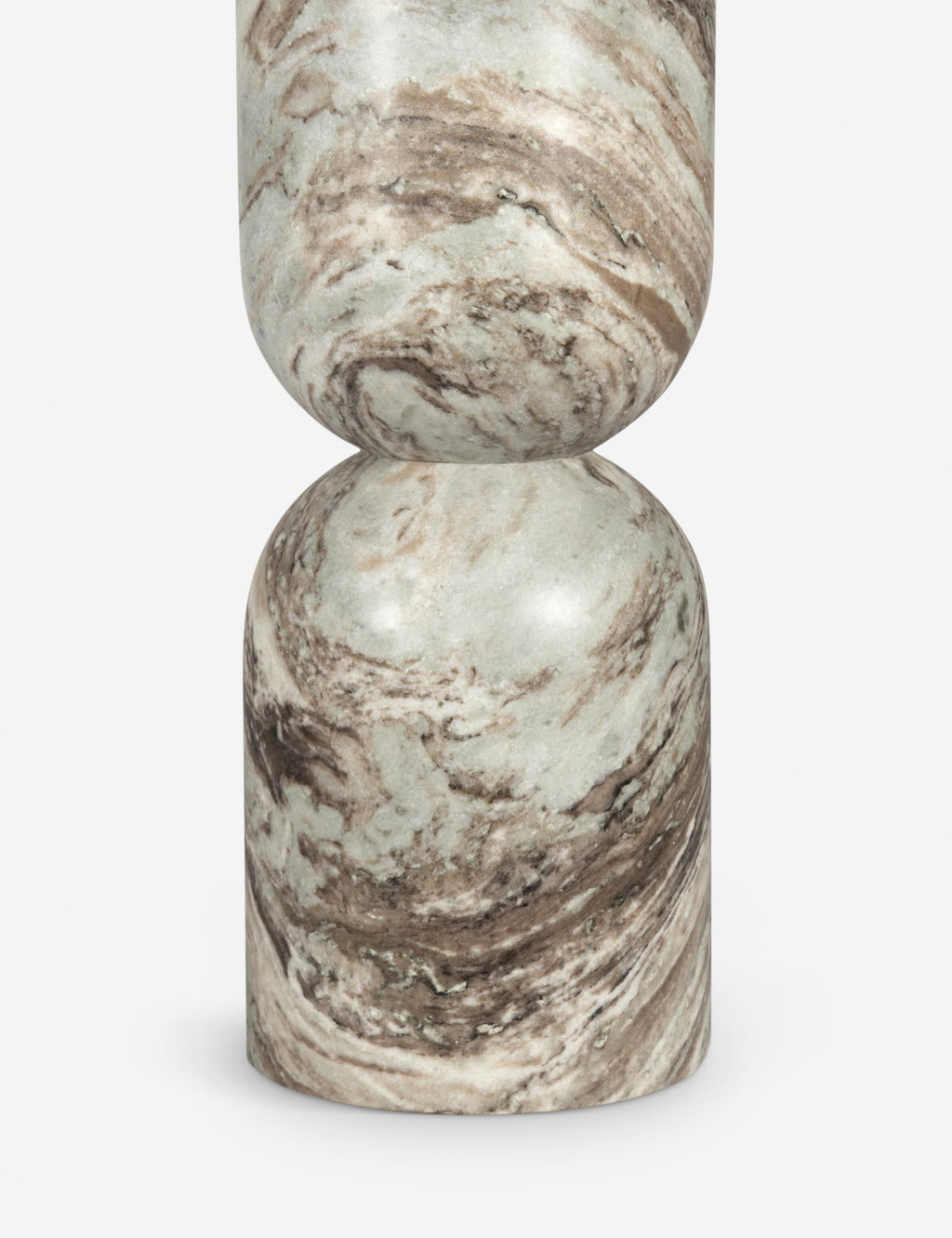 Fino Round Dining Table | Sculpted Pedestal, Elegant Curves