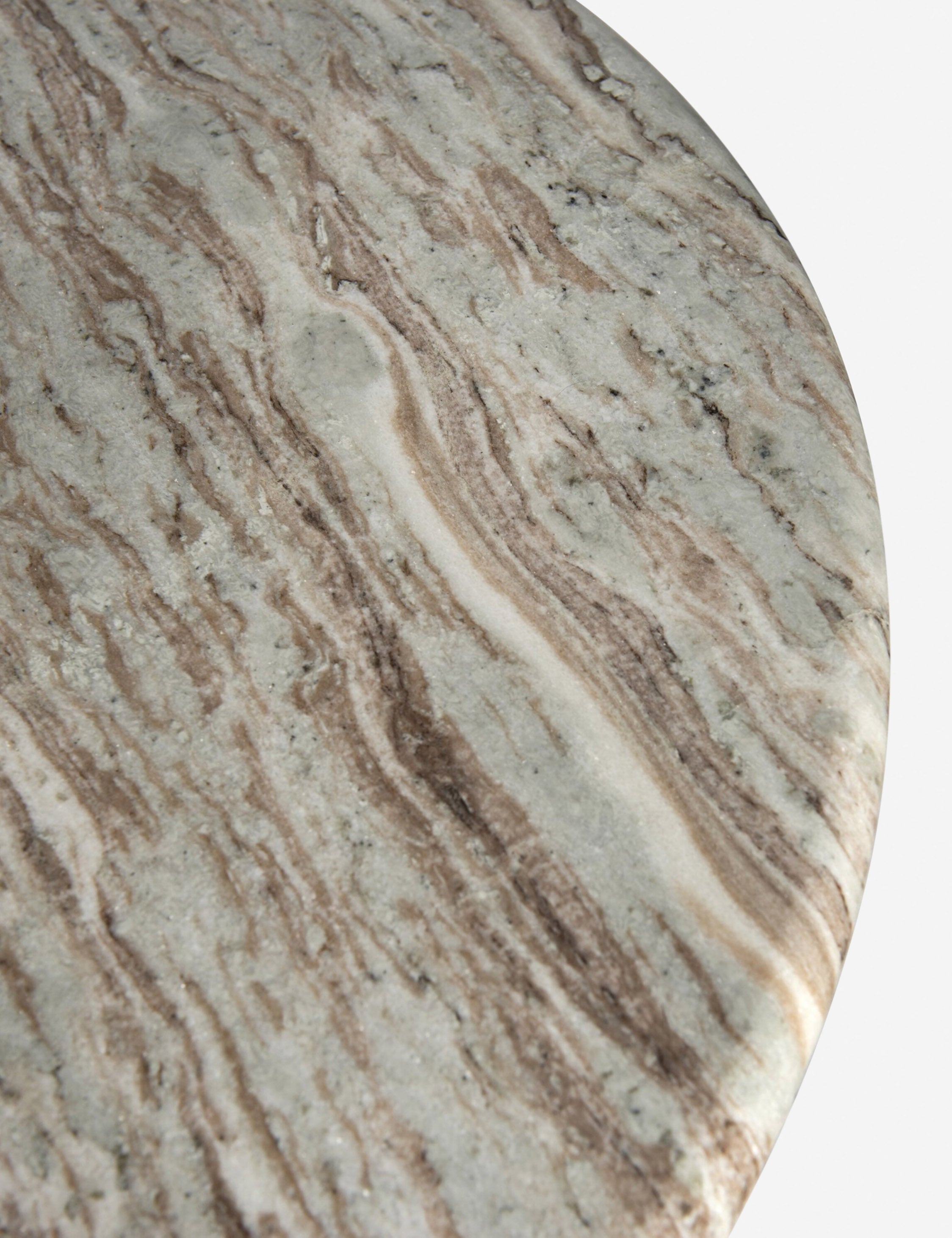 Fino Round Dining Table | Sculpted Pedestal, Elegant Curves