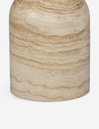 Fino Round Dining Table | Sculpted Pedestal, Elegant Curves