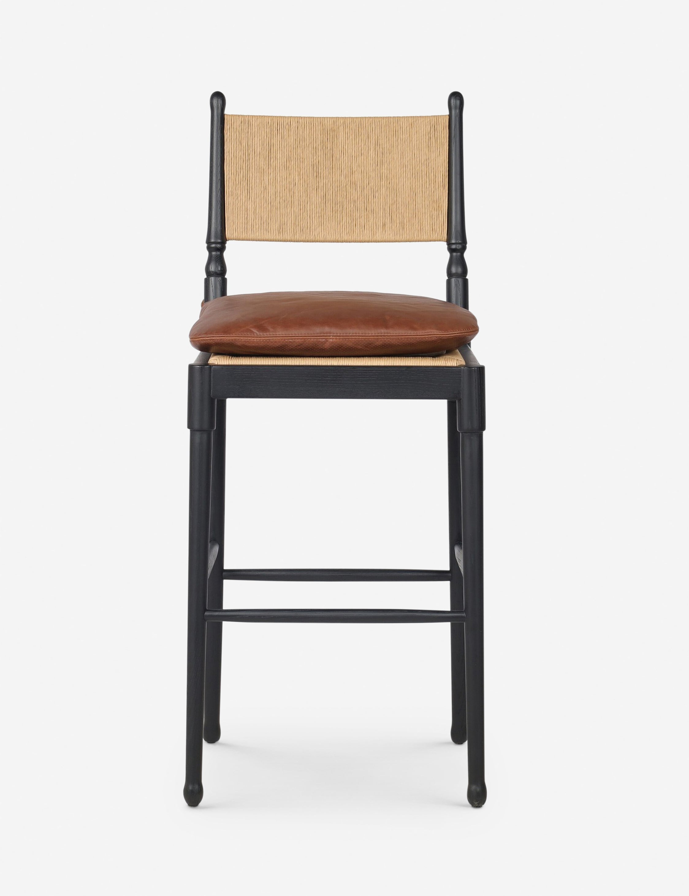 Bello Bar and Counter Stool | Woven Cord, Vintage-Inspired Design
