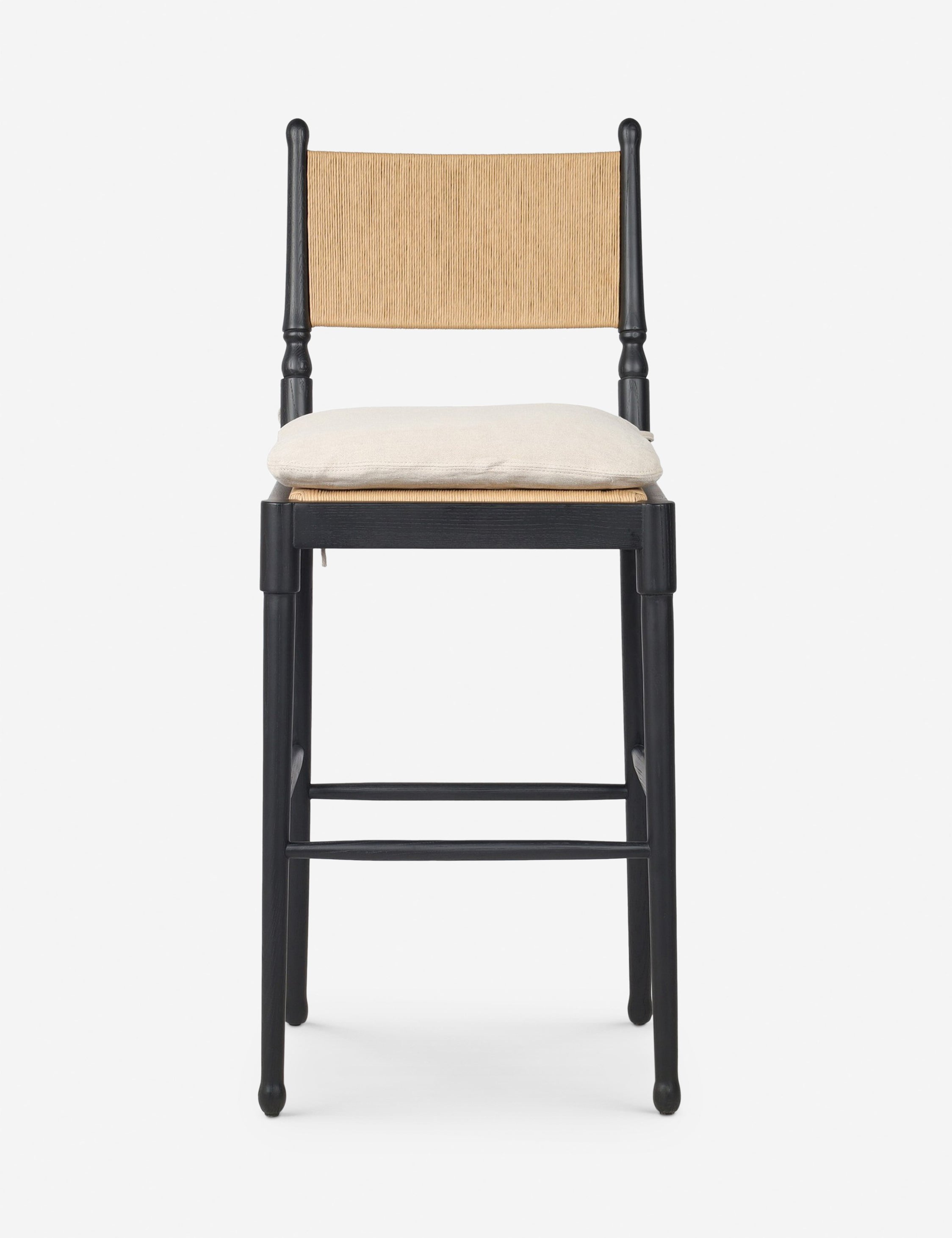 Bello Bar and Counter Stool | Woven Cord, Vintage-Inspired Design