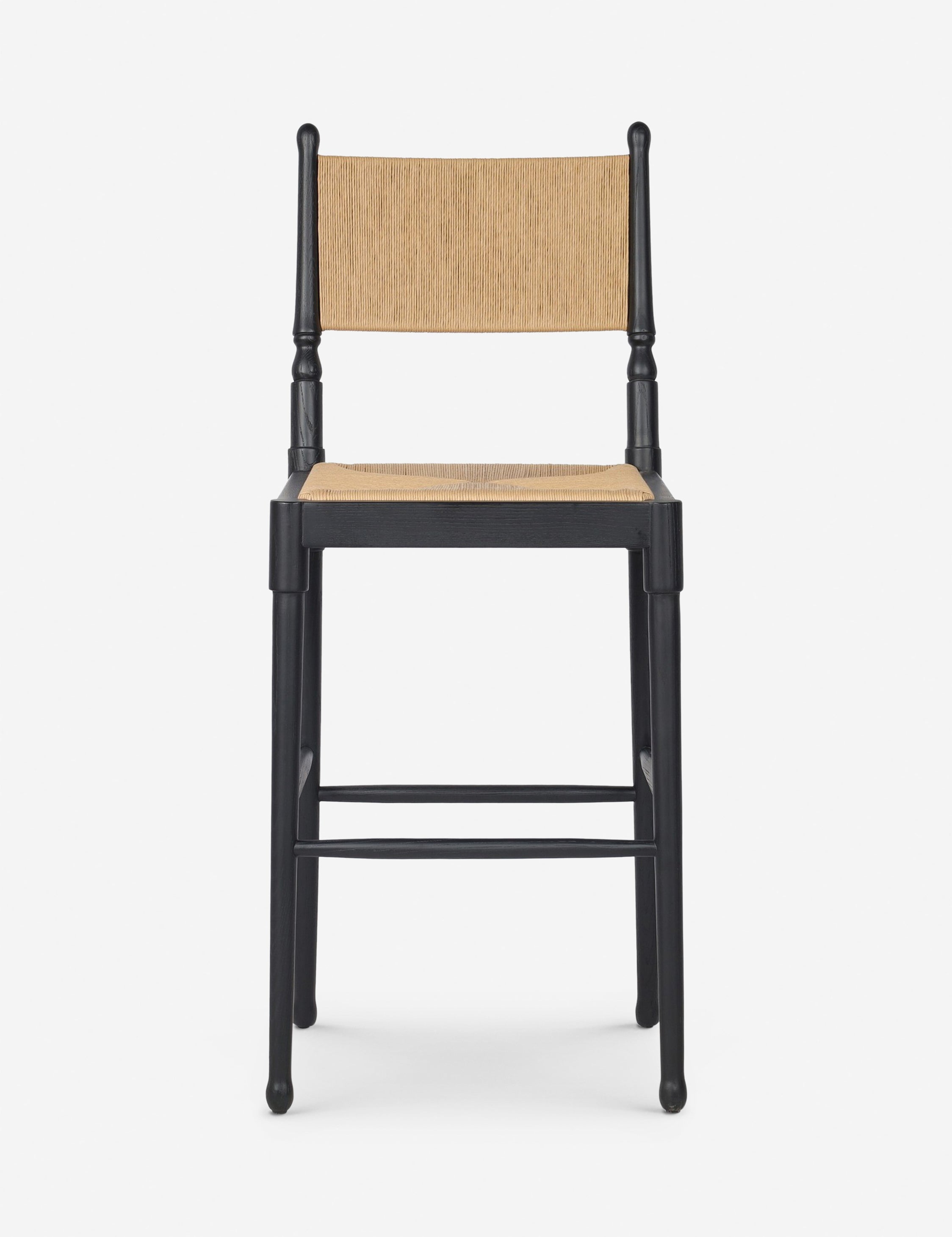 Bello Bar and Counter Stool | Woven Cord, Vintage-Inspired Design