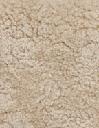 Bela Accent Chair | Solid Oak Frame, Natural Shearling Upholstery