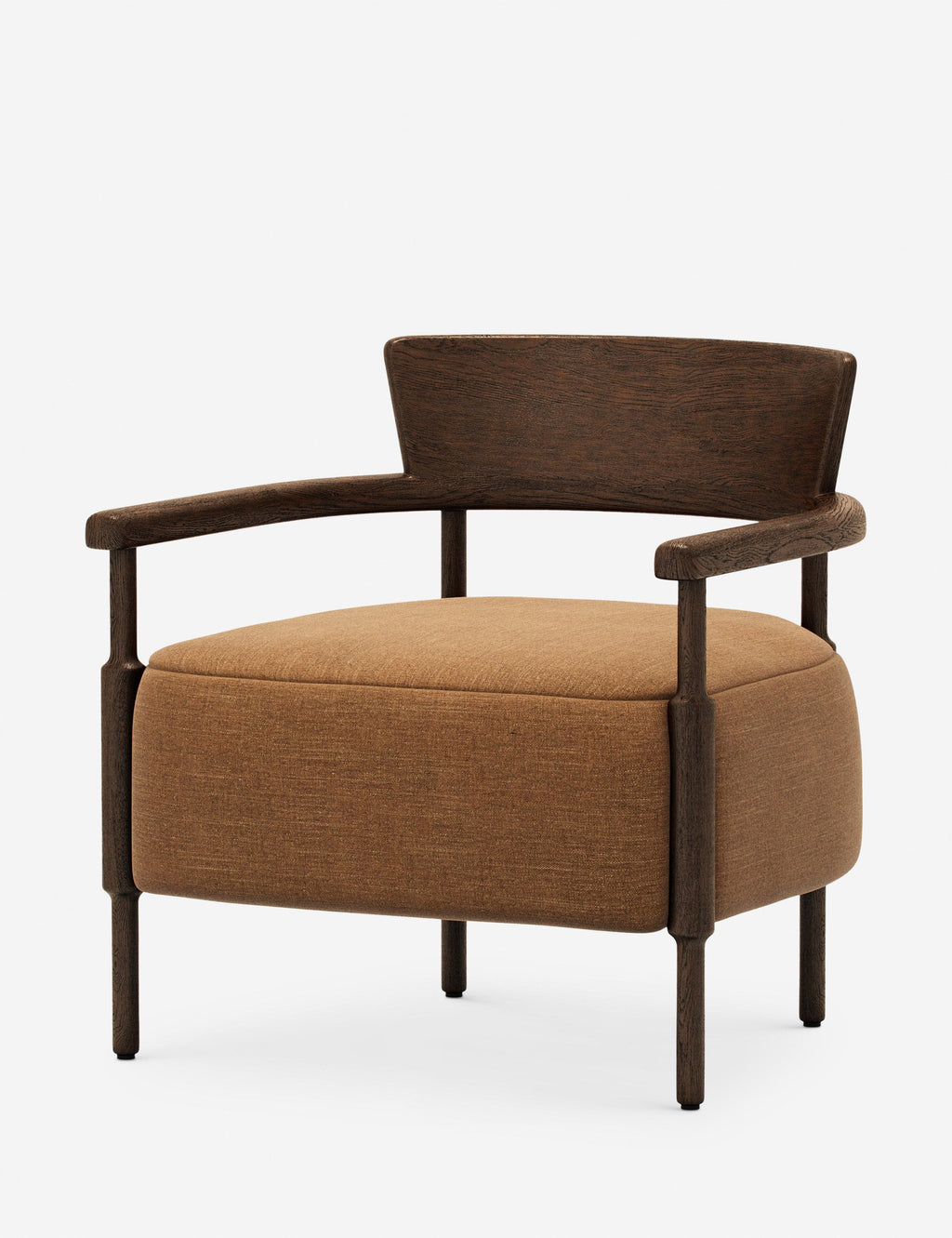 Bela Accent Chair | Solid Oak Frame, Natural Shearling Upholstery