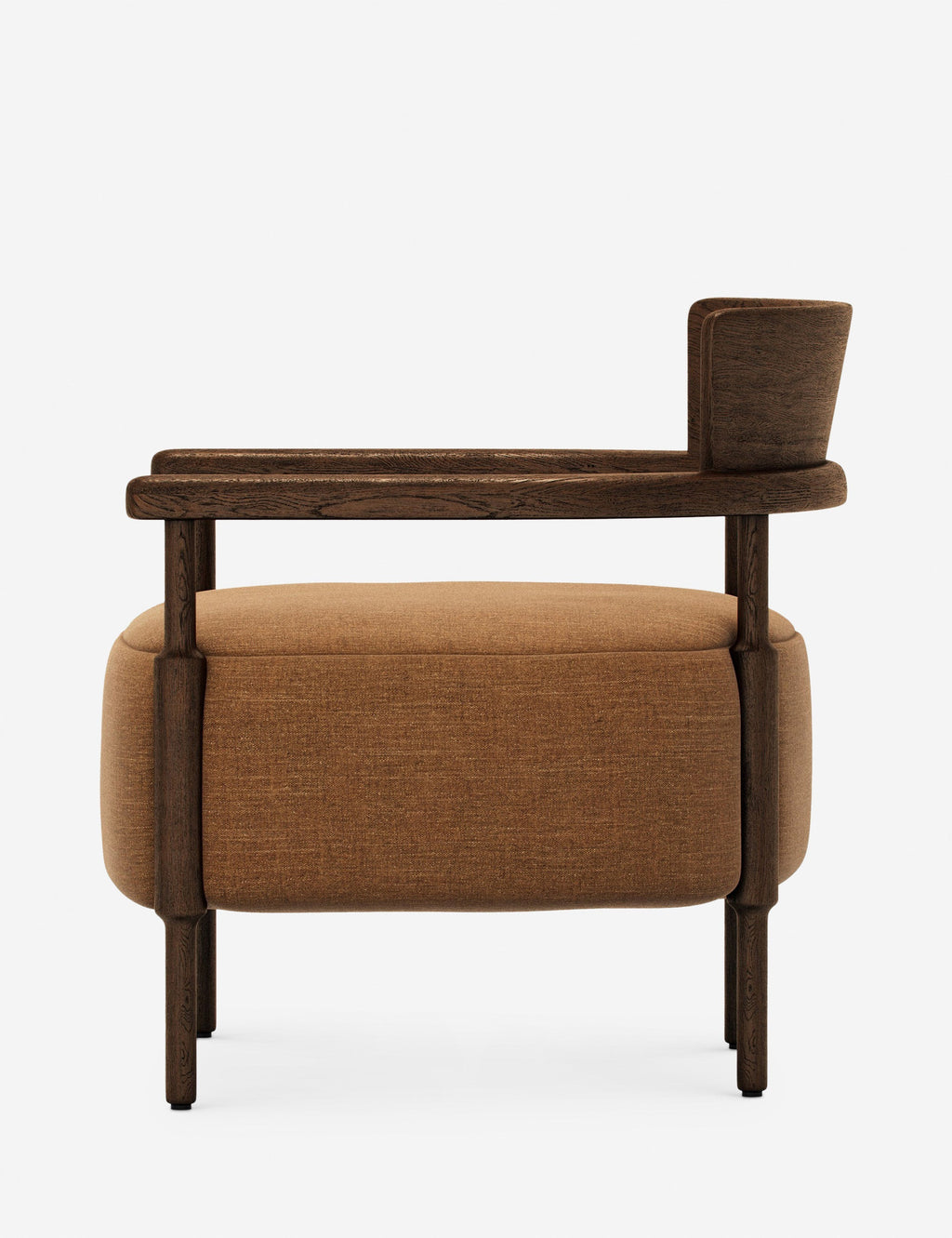 Bela Accent Chair | Solid Oak Frame, Natural Shearling Upholstery