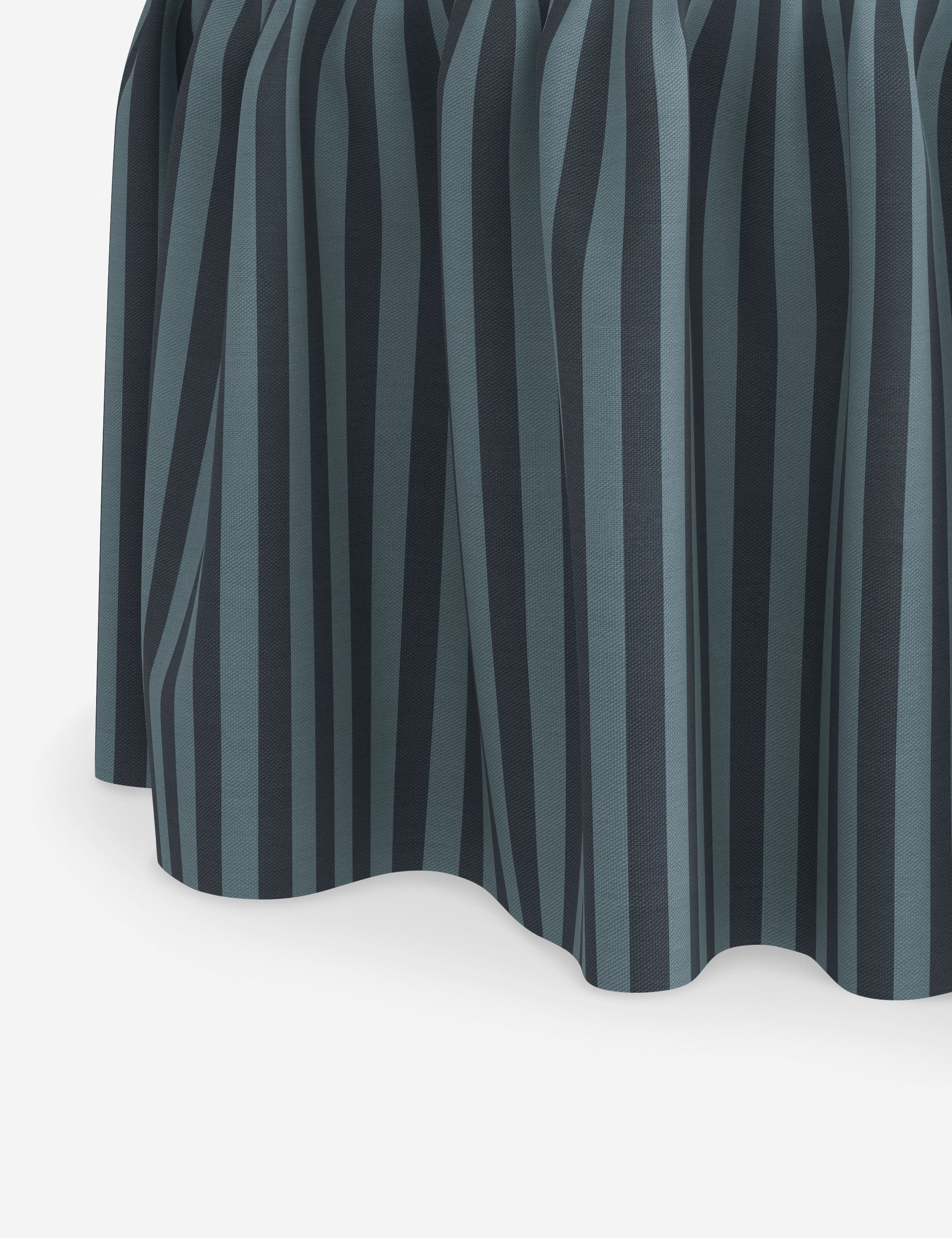 Luna Skirted Ottoman | Customizable Fabric Options