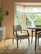 Avery Dining Arm Chair | Floral Upholstery, Stately Arms