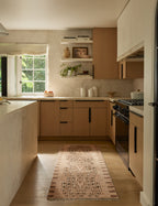Saffron Wool Rug | Hand-Knotted, Geometric Design