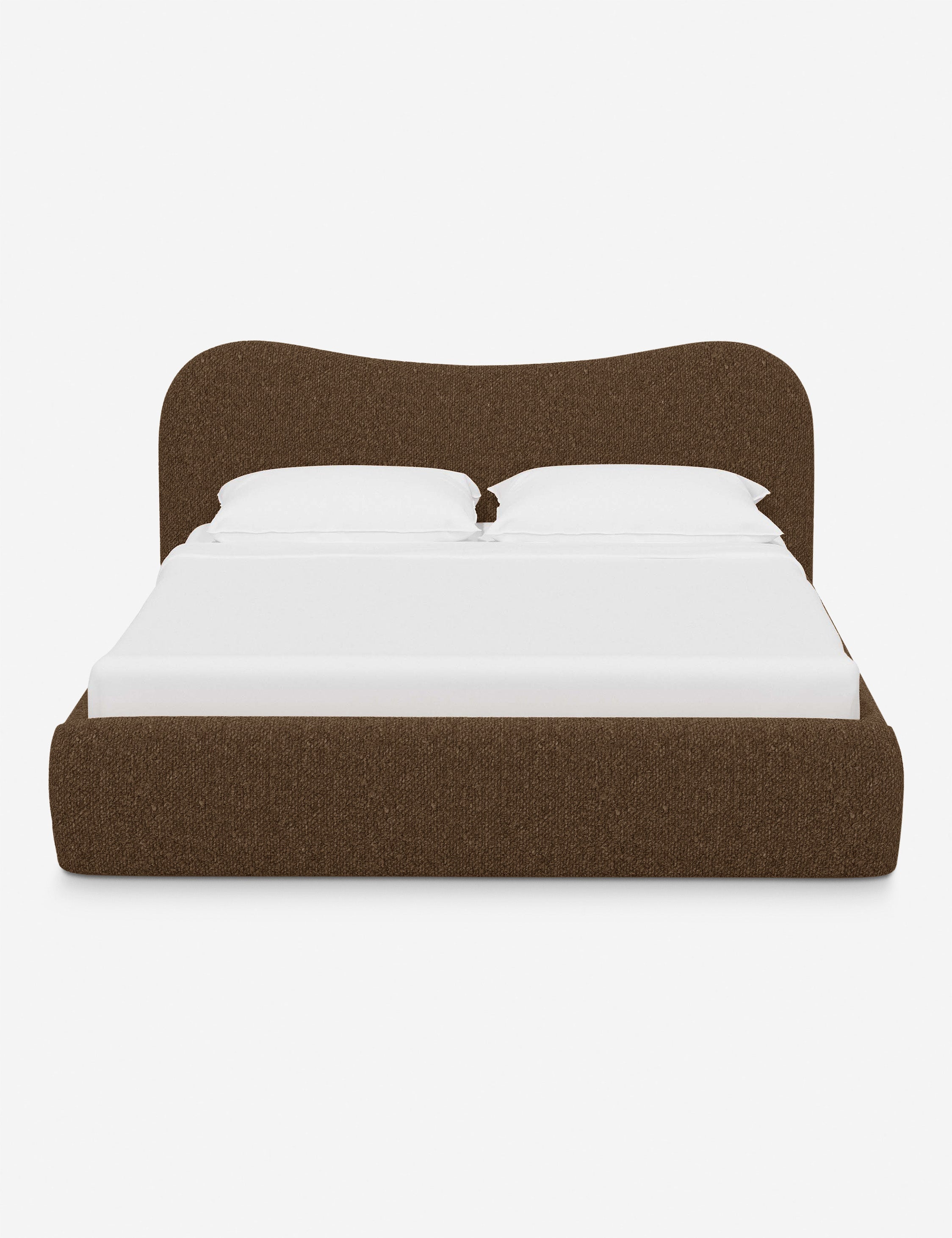 Bela Platform Bed | Bespoke Upholstery, Sculptural Design