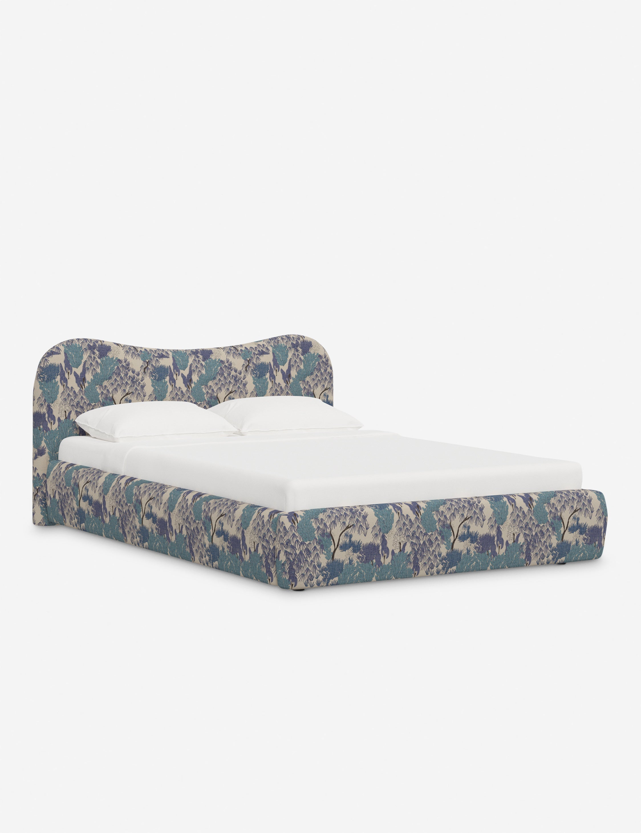 Bela Platform Bed | Bespoke Upholstery, Sculptural Design