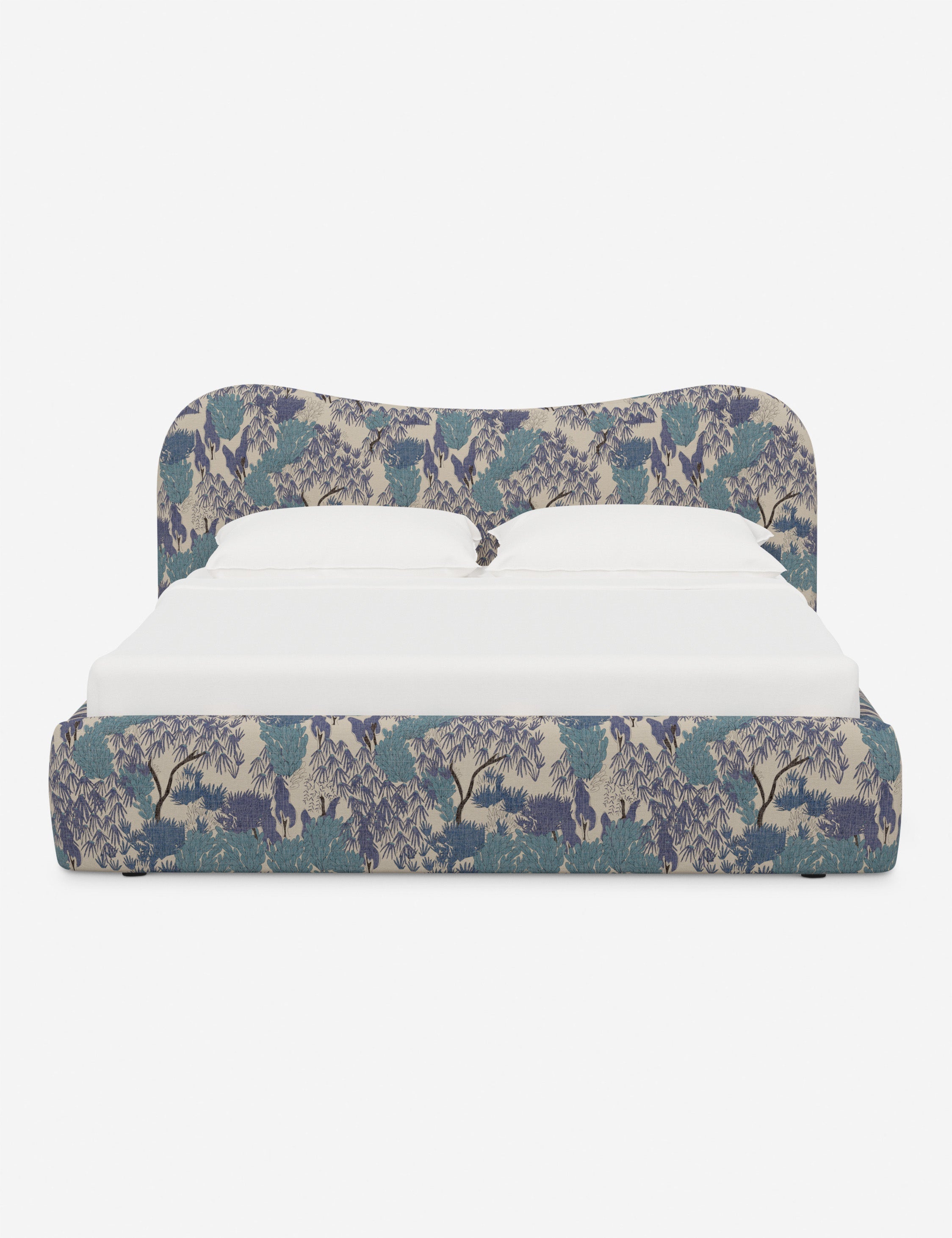 Bela Platform Bed | Bespoke Upholstery, Sculptural Design
