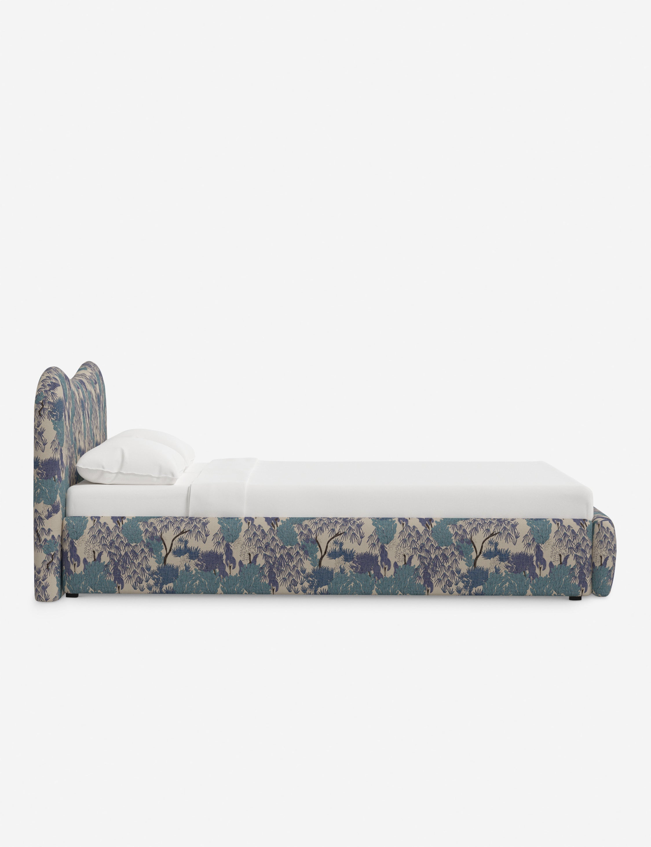 Bela Platform Bed | Bespoke Upholstery, Sculptural Design
