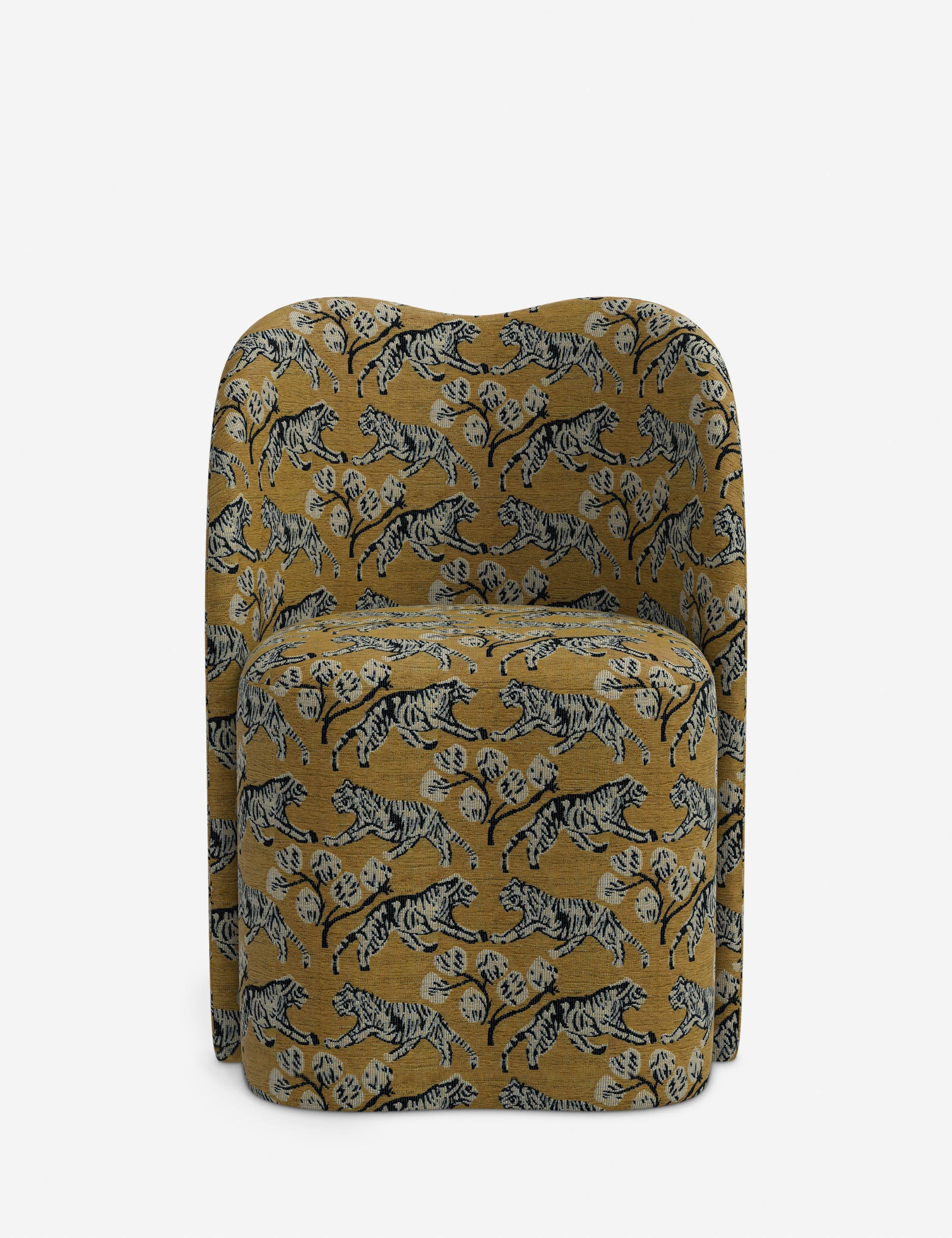 Bela Dining Chair | Upholstered, Kidney Bean Shape