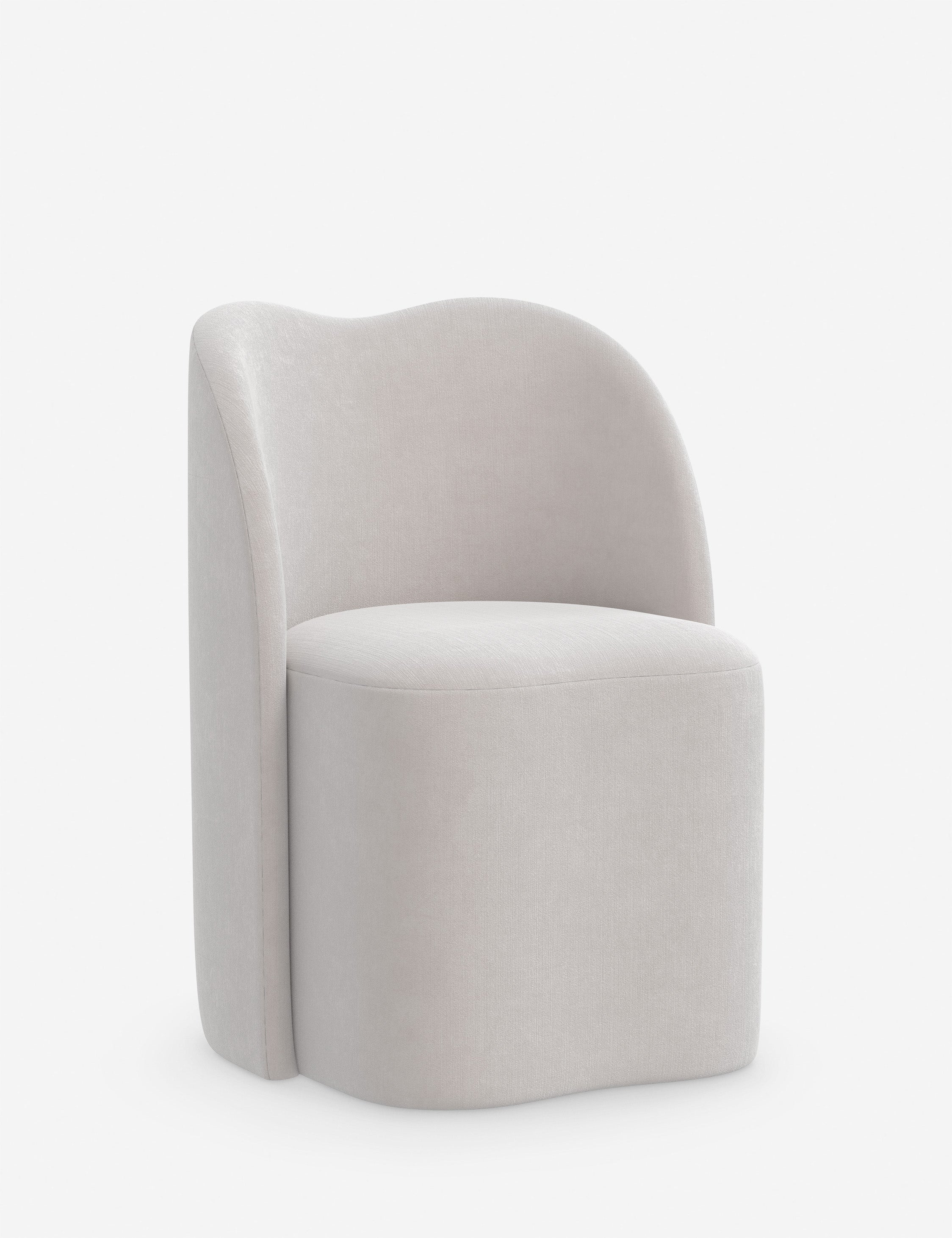 Bela Dining Chair | Upholstered, Kidney Bean Shape