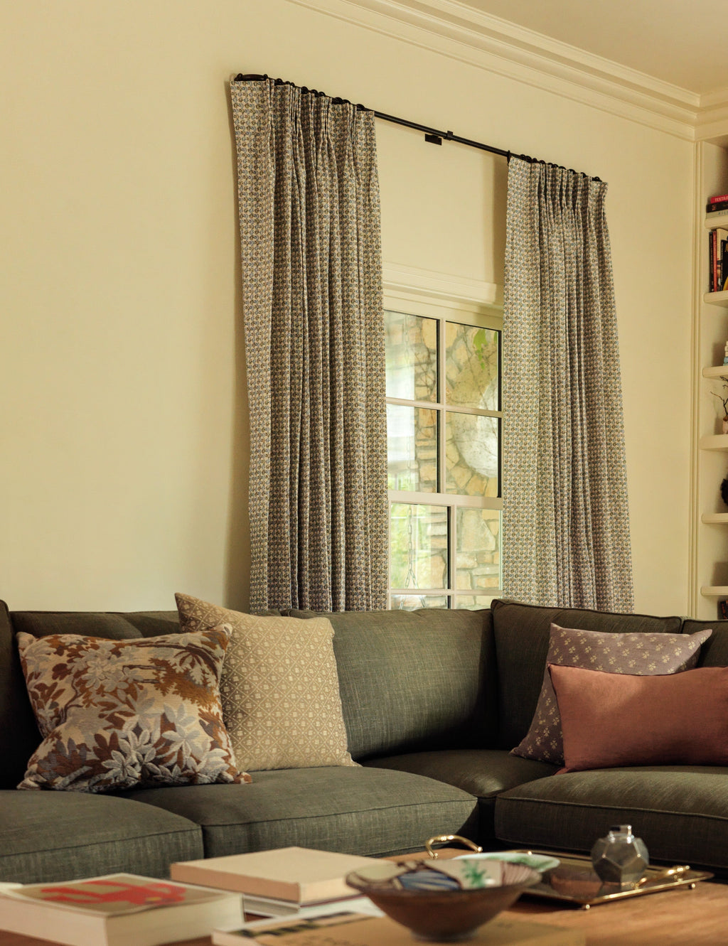 Mira Jacquard Pillow Cover | Subtle Lattice Pattern, Tailored Texture