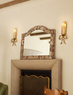 Bela Candle Sconce | Ribbon Design, Metal Construction