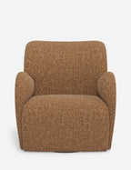 Bela Swivel Chair | Overstuffed Arms, Custom Upholstery