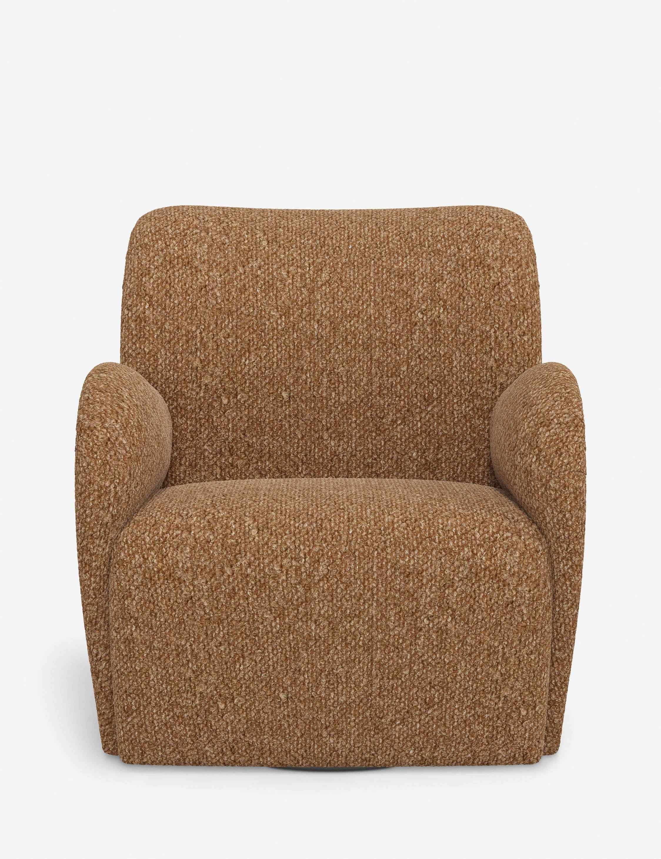 Bela Swivel Chair | Overstuffed Arms, Custom Upholstery