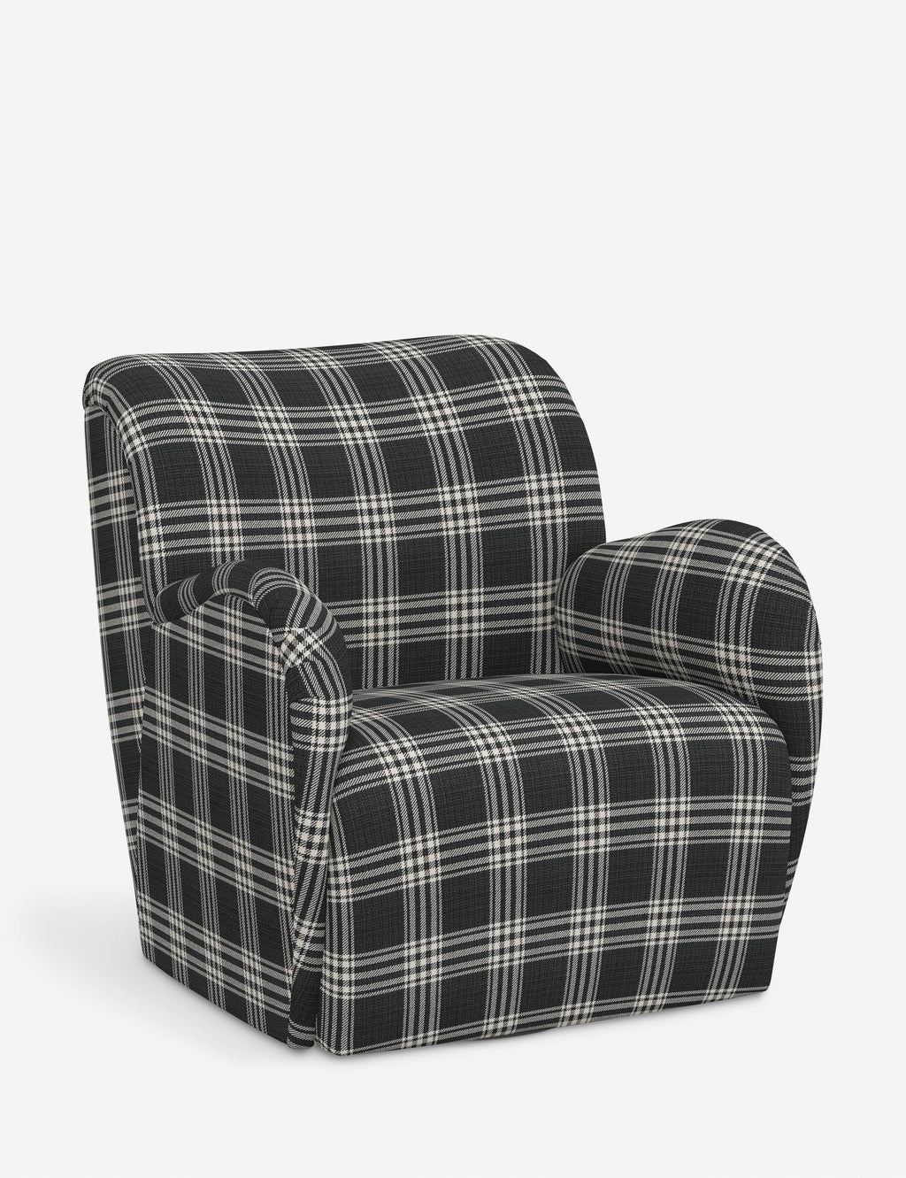 Bela Swivel Chair | Overstuffed Arms, Custom Upholstery