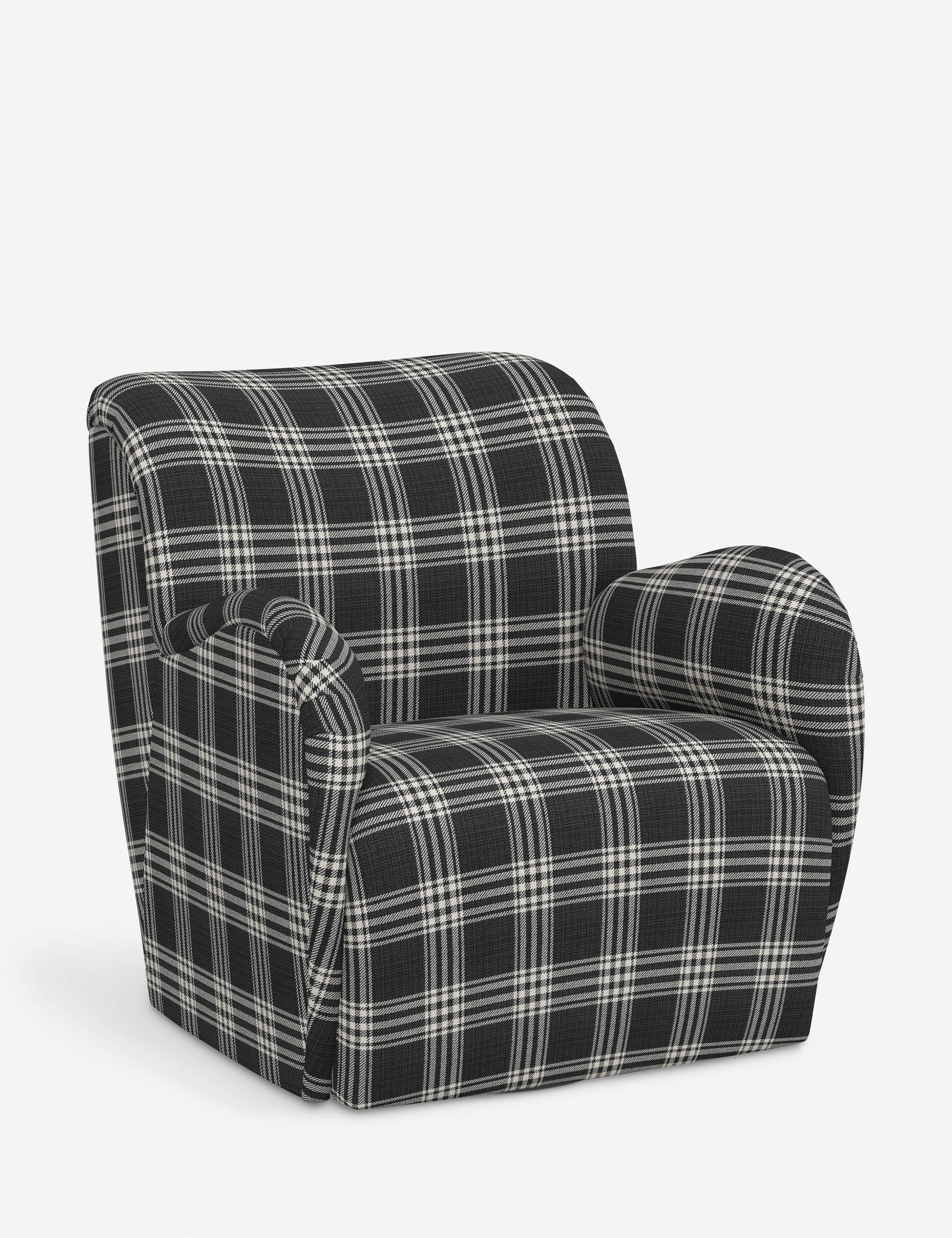 Bela Swivel Chair | Overstuffed Arms, Custom Upholstery