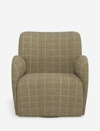 Bela Swivel Chair | Overstuffed Arms, Custom Upholstery