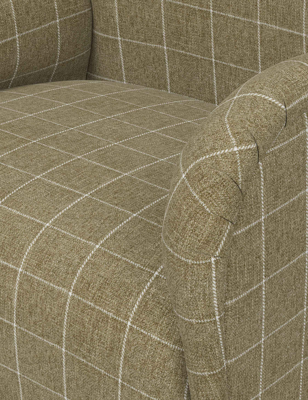 Bela Swivel Chair | Overstuffed Arms, Custom Upholstery