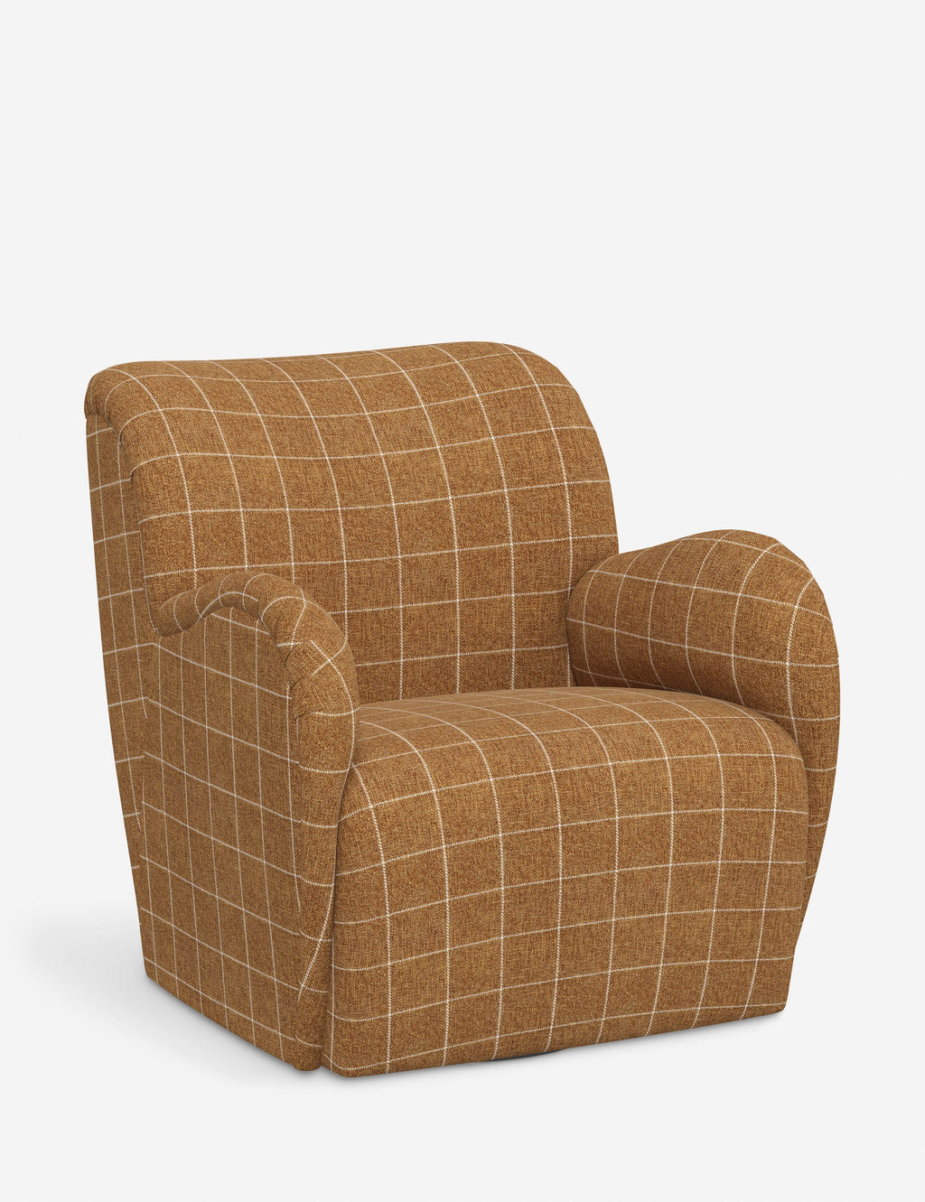 Bela Swivel Chair | Overstuffed Arms, Custom Upholstery