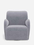 Bela Swivel Chair | Overstuffed Arms, Custom Upholstery