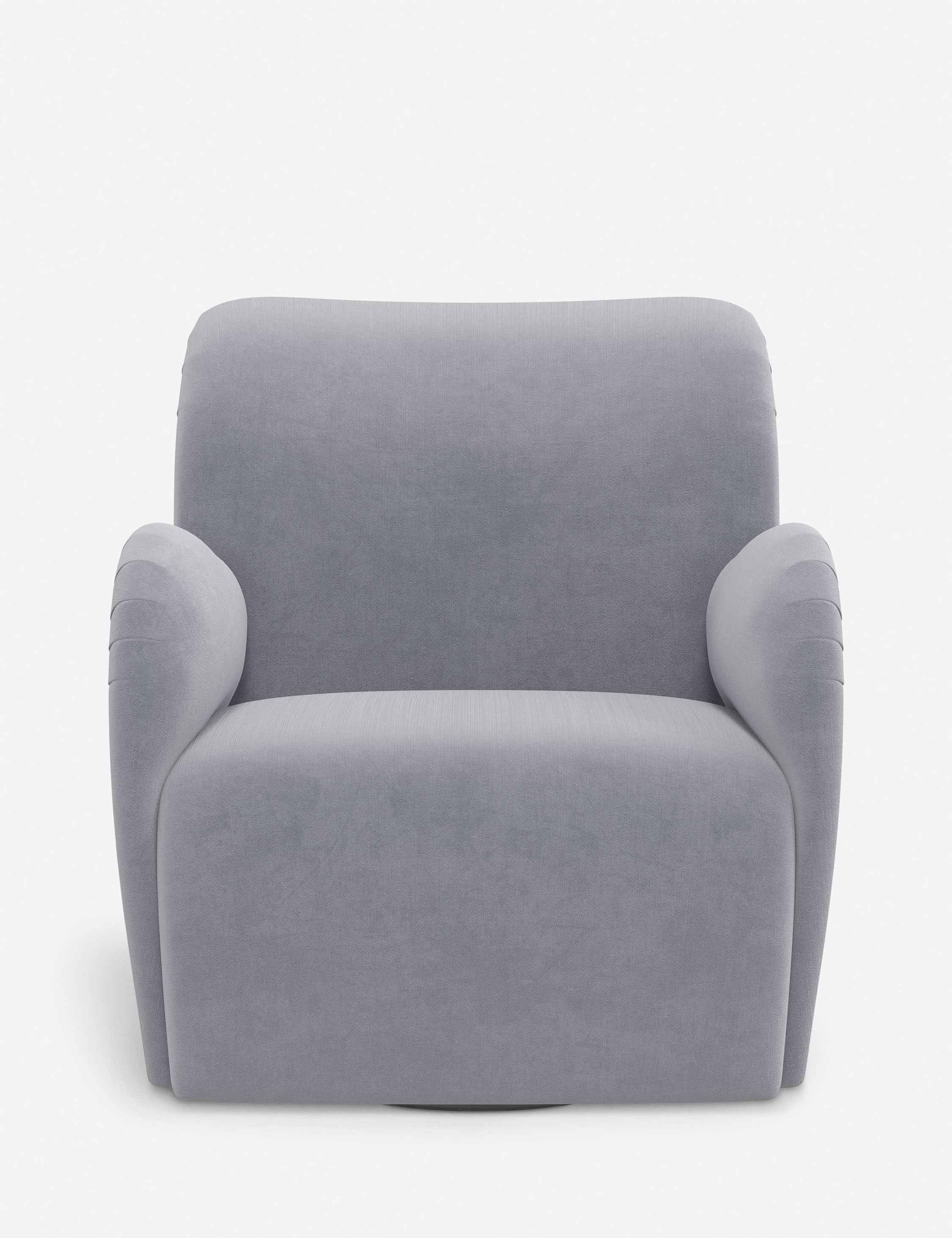 Bela Swivel Chair | Overstuffed Arms, Custom Upholstery