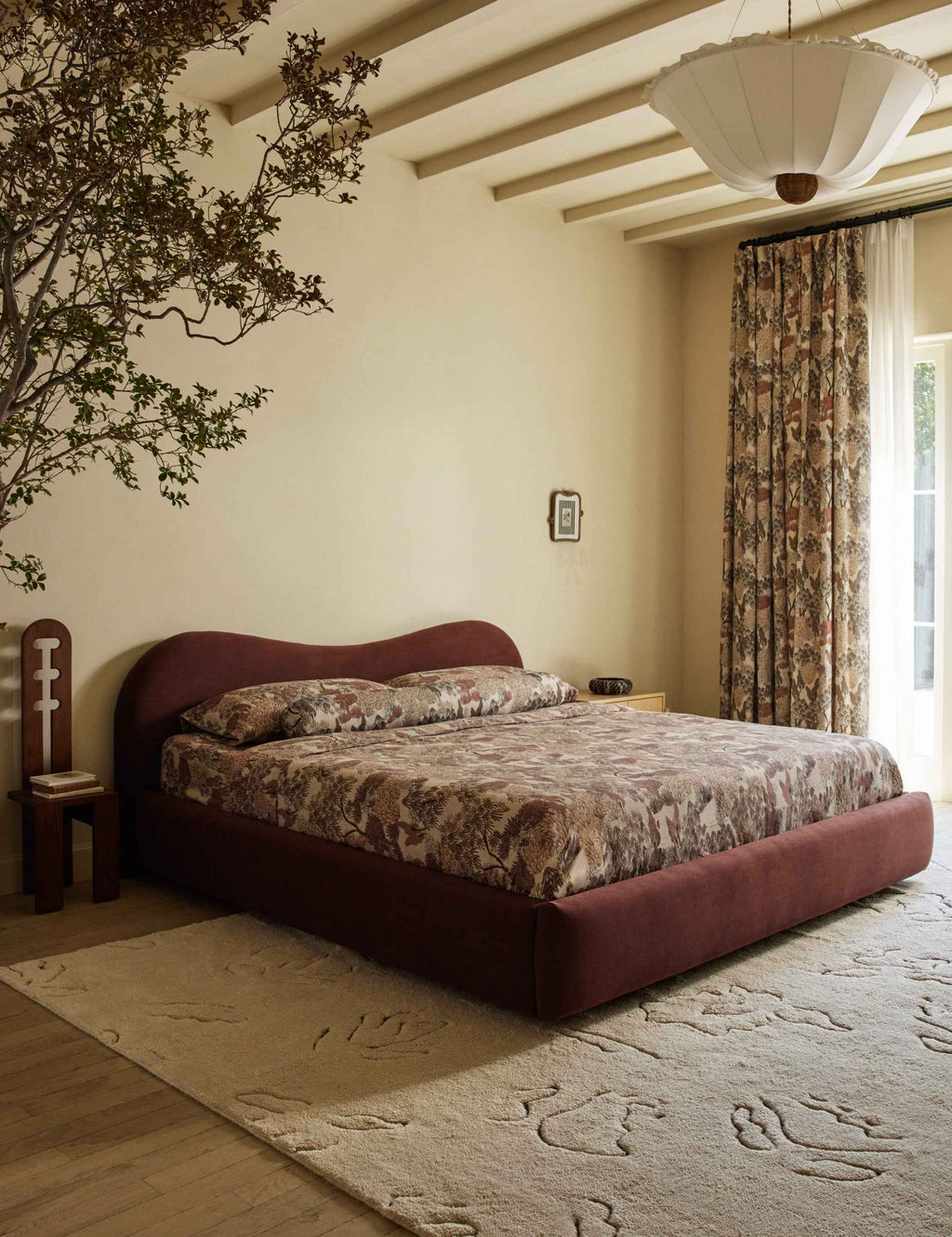 Bloom Duvet Cover | Linen-Cotton Blend, Botanical Print