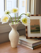Wren Wrinkle Vase | Organic Earthen Form, Unique Glaze Finish