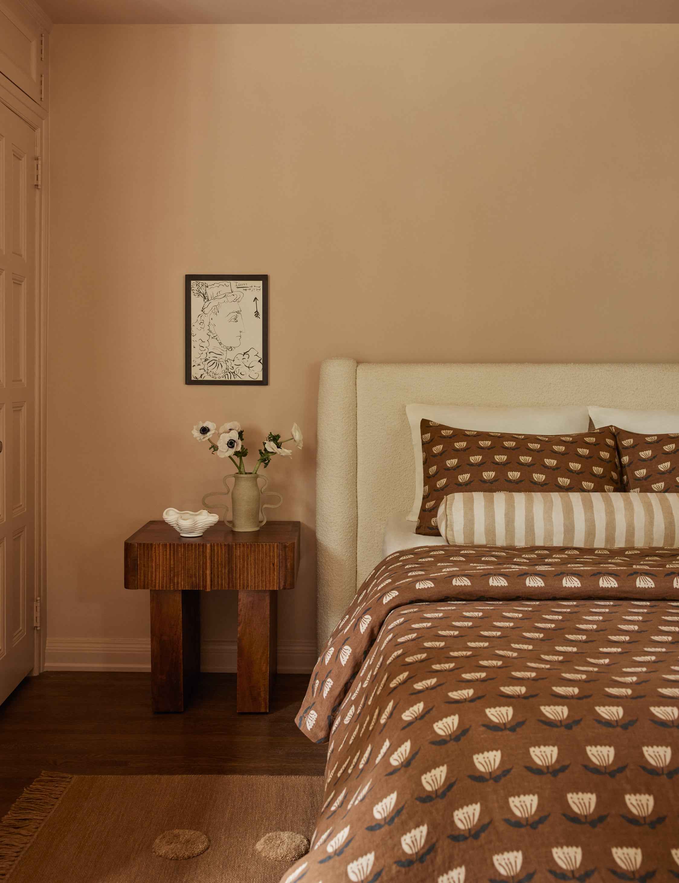 Briar Duvet Cover | Hand-Sketched Floral, European Flax Linen®