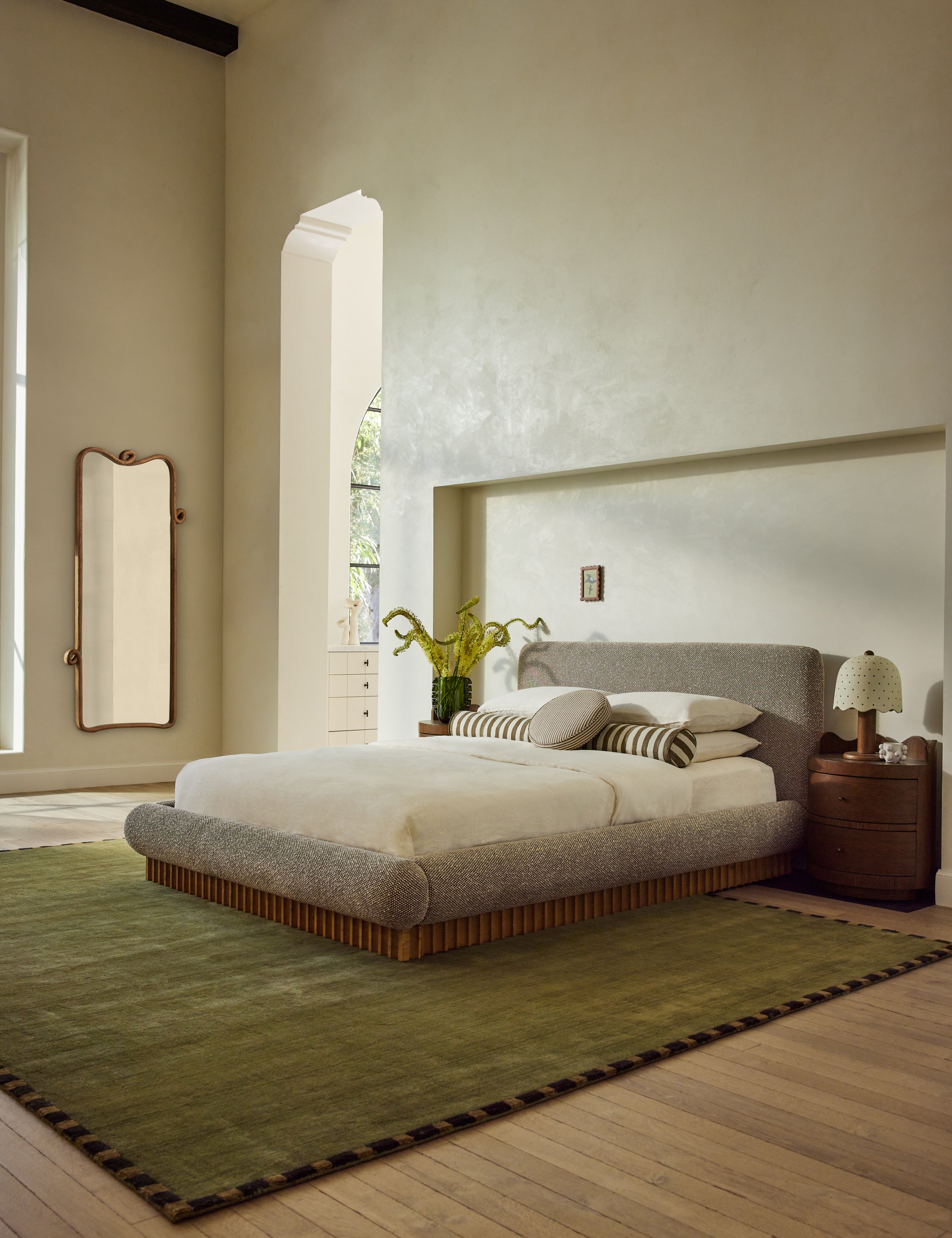 Bello Nightstand | Curved Drawer Fronts, Timeless Woodwork