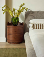 Bello Nightstand | Curved Drawer Fronts, Timeless Woodwork