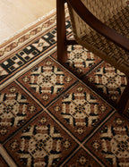 Ovidis Hand-Knotted Wool Rug | Heritage Motifs, Classic Fringe
