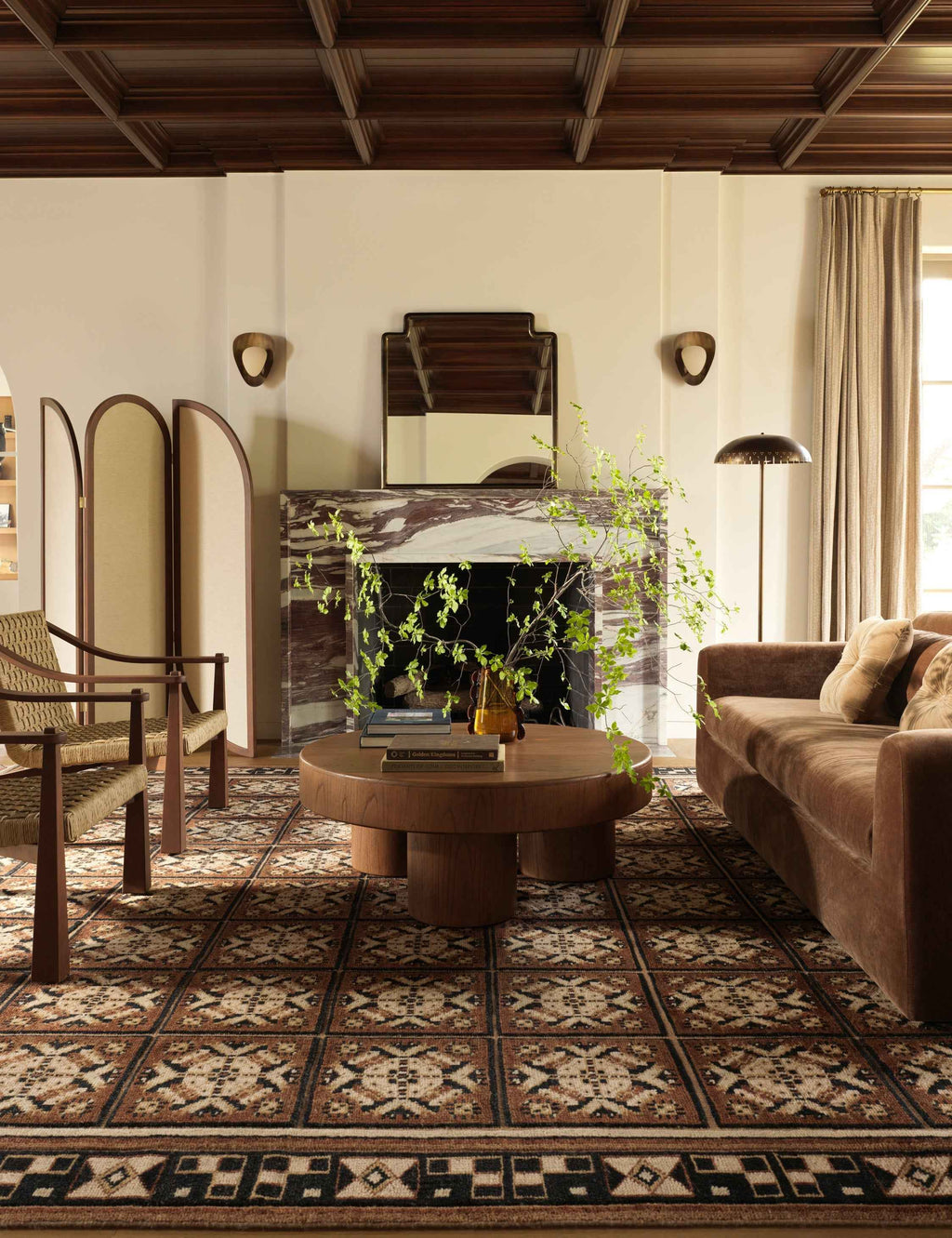 Ovidis Hand-Knotted Wool Rug | Heritage Motifs, Classic Fringe