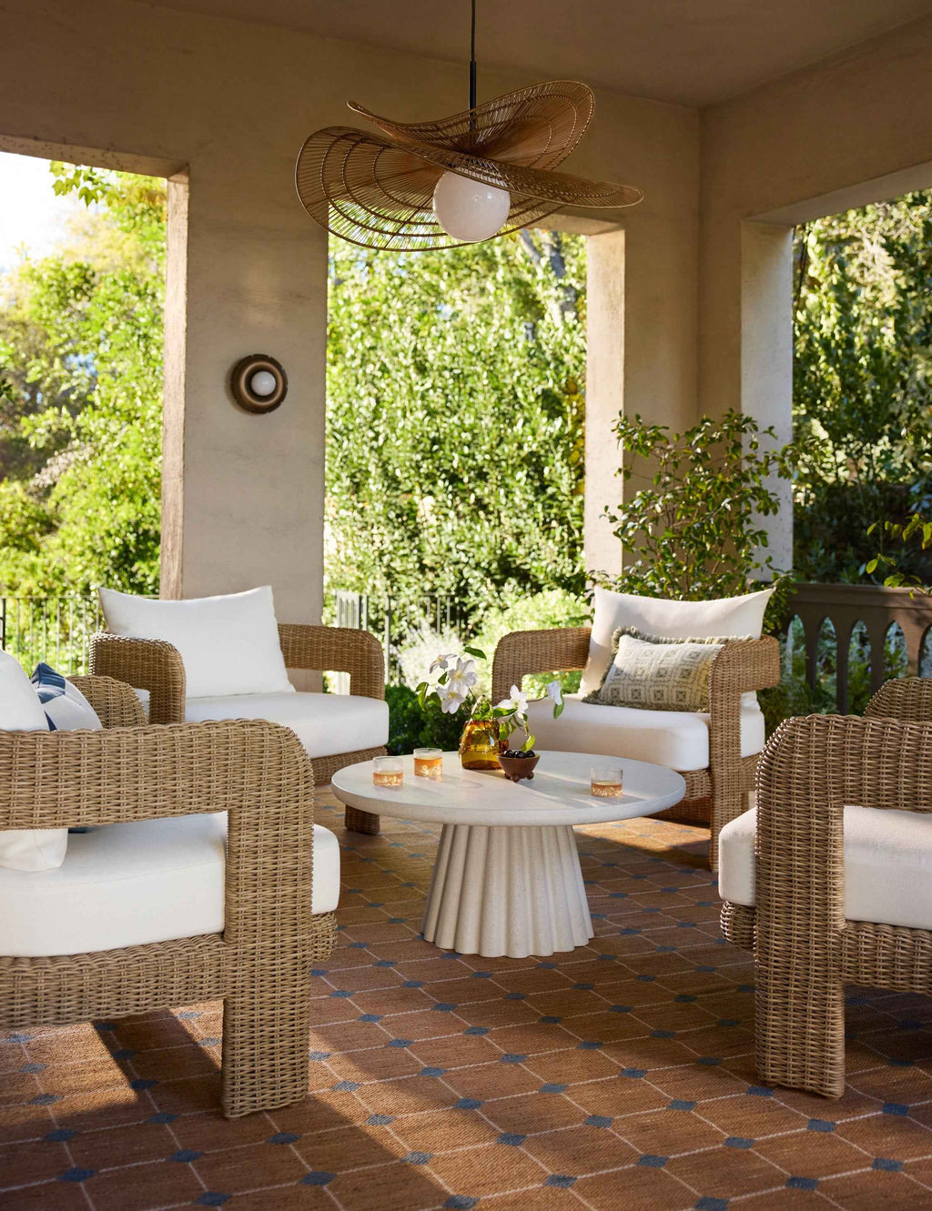 Cypress Indoor/Outdoor Rug | Mosaic Pattern, Durable Design