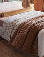 Aurelia Velvet Quilt | Luxurious Texture, Quilted Design