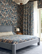 Briar Linen Curtain Panel | Botanical Print, Exclusive Design