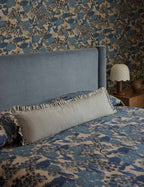 Isla Lumbar Pillow | Elongated Shape, Ruffled Flange
