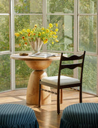 Dara Ruffled Vase | Stoneware, Reactive Glaze Finish