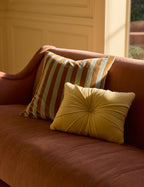 Milo Velvet Pillow | Button-Tufted, Luxurious Design