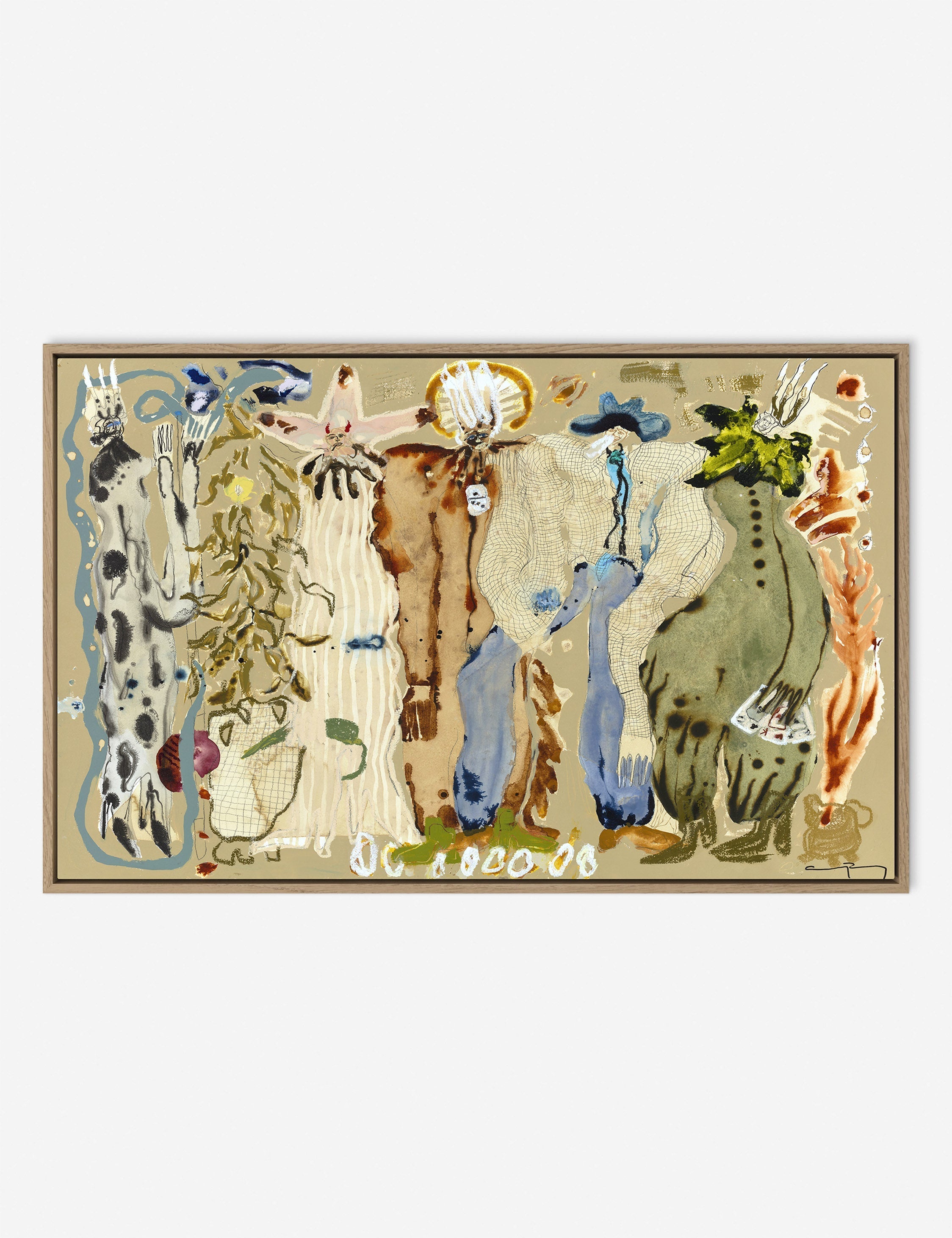 Bela Wall Art | Vibrant Earthy Hues, Fluid Lines