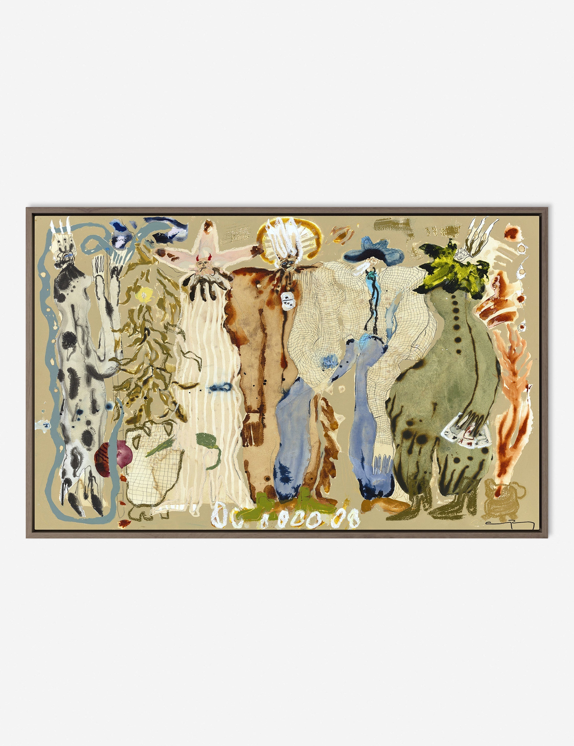 Bela Wall Art | Vibrant Earthy Hues, Fluid Lines