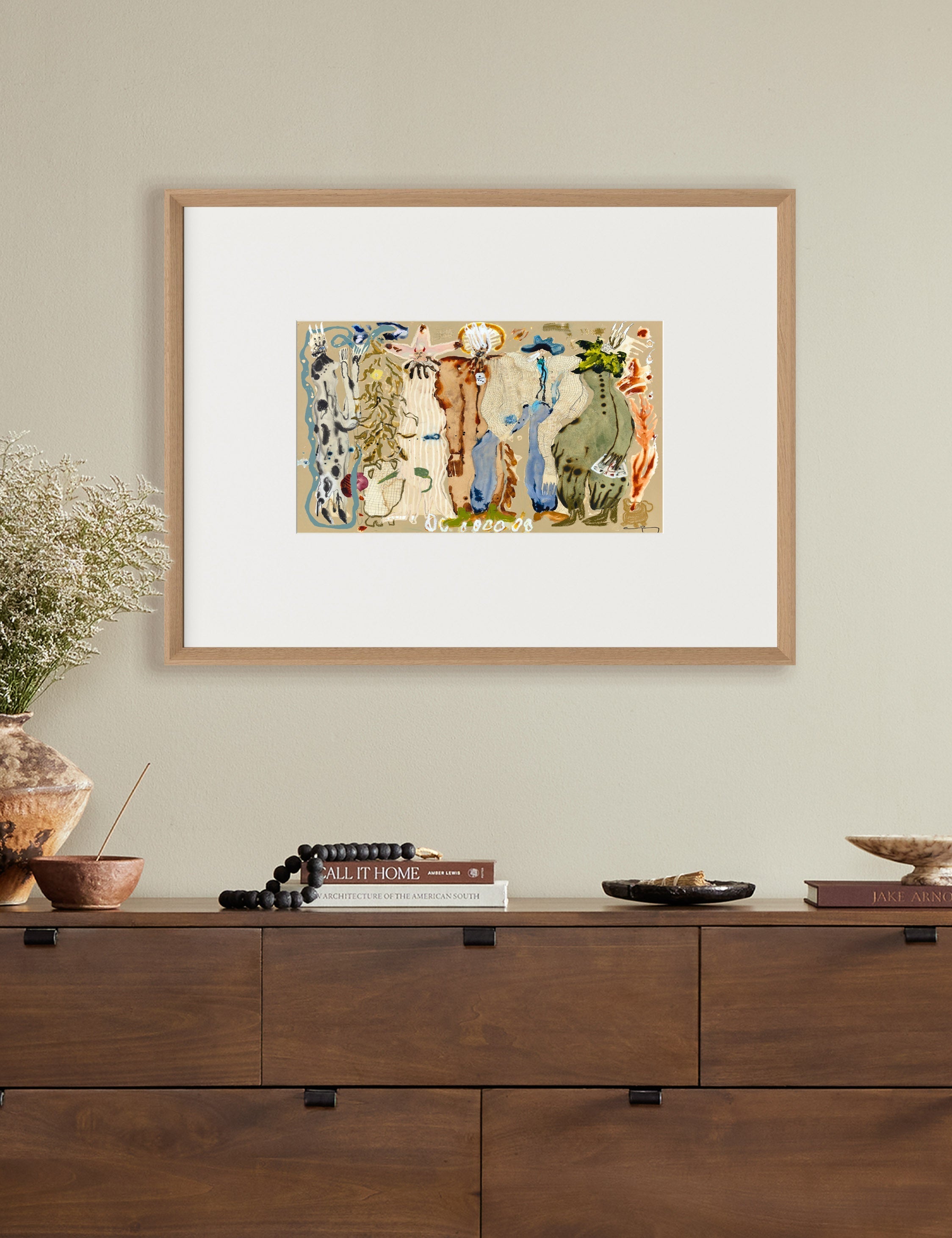 Bela Wall Art | Vibrant Earthy Hues, Fluid Lines